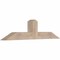 Ekena Millwork Portland Smooth Timber Gable Bracket, Douglas Fir, 60"W x 15"H x 5 1/2"D x 5 1/2"F, 6/12 Pitch GBW060X15X0606POR00SDF - alternate 4